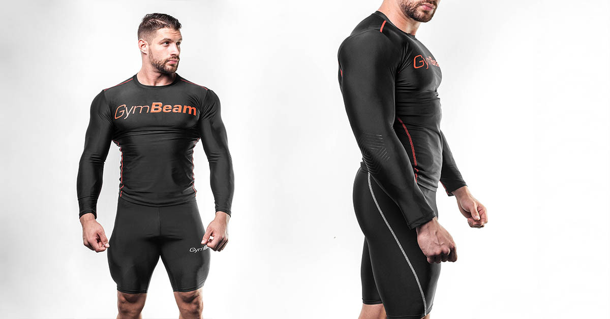 Kompresné šortky Black - GymBeam Clothing