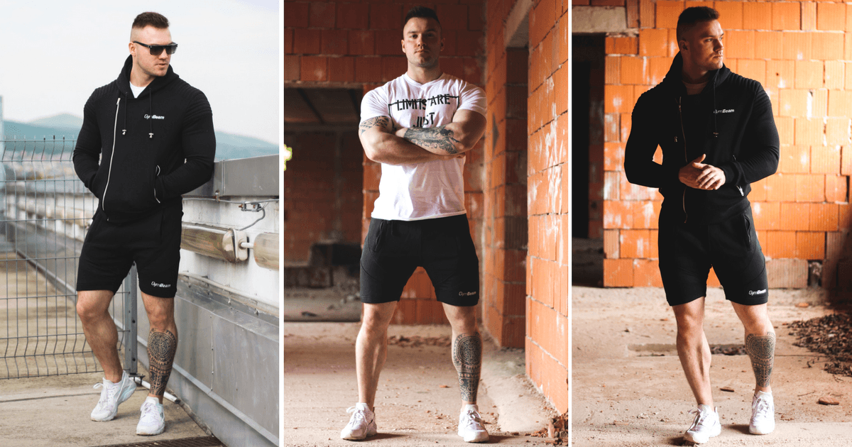 Стильные шорты Flexin Black gymbeam